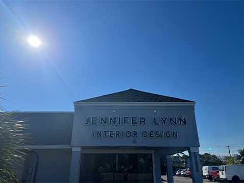 Outside shot of Jennifer Lynn Interior Design building